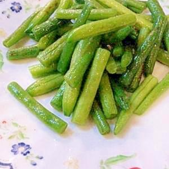 肉料理の付け合わせに いんげんソテー レシピ 作り方 By Konkonkondate 楽天レシピ